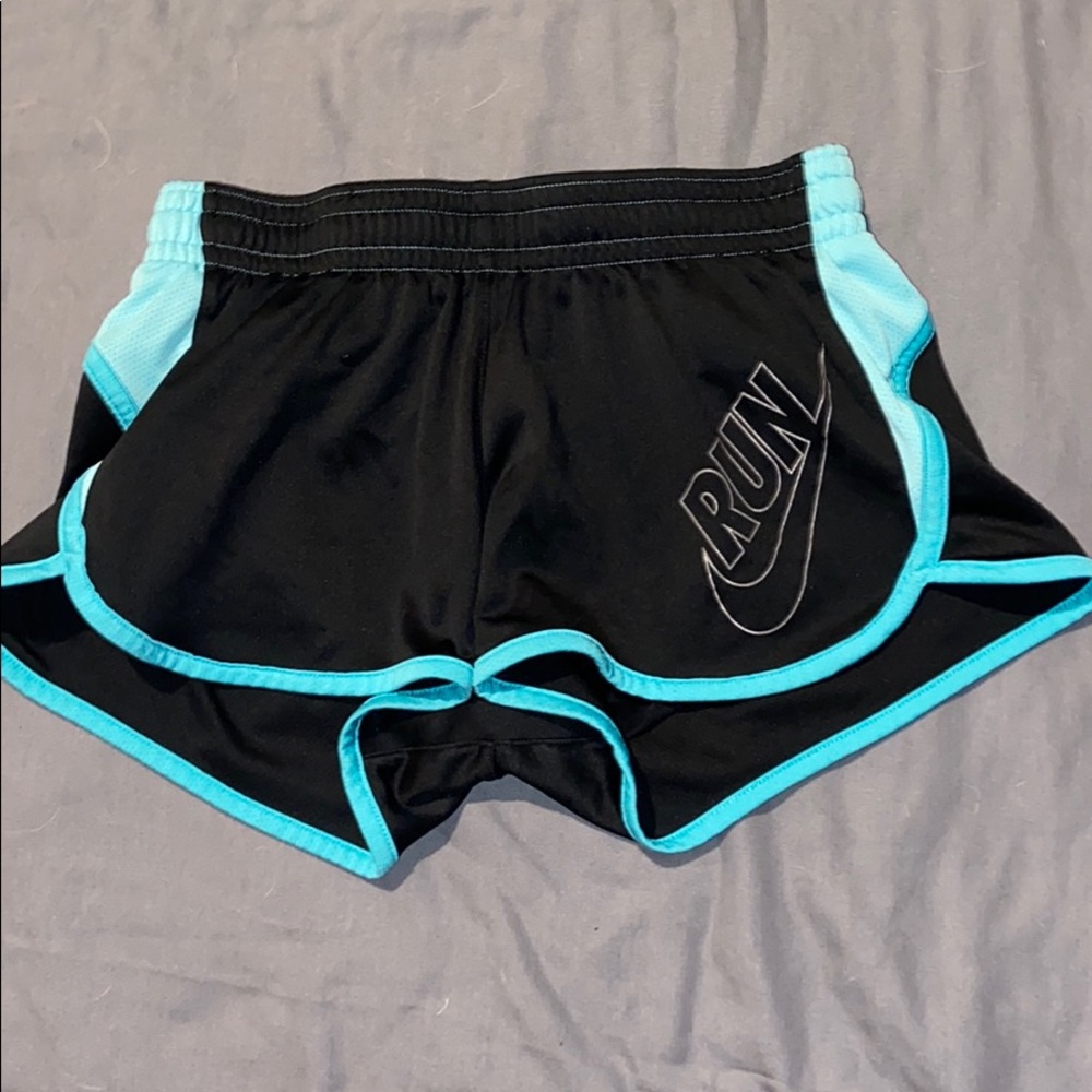 Black & Blue Nike Dri-Fit Running Shorts